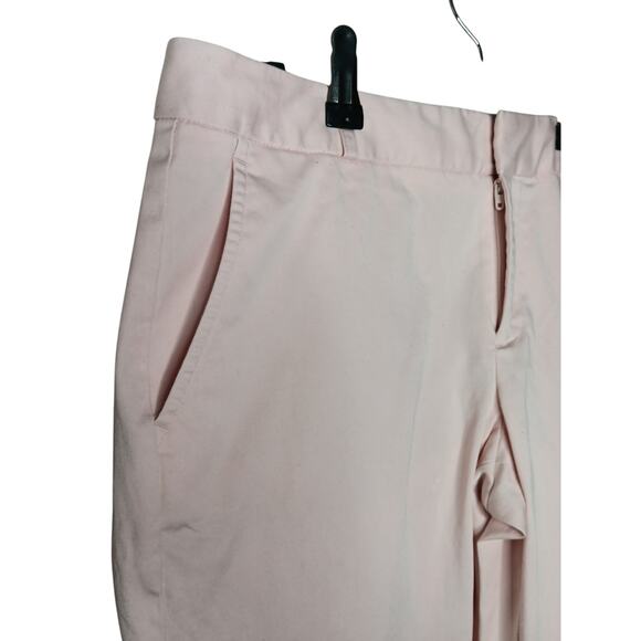 Banana Republic Reegan Pants 4P Petite Light Pink Stretch Cotton Chino Slim Fit - Picture 7 of 15